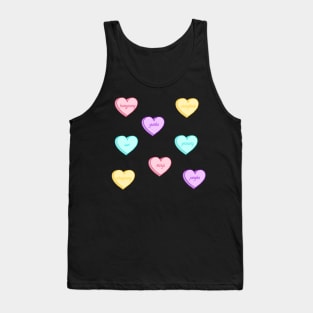 Aesthetic Ateez Loveheart Stickers Tank Top